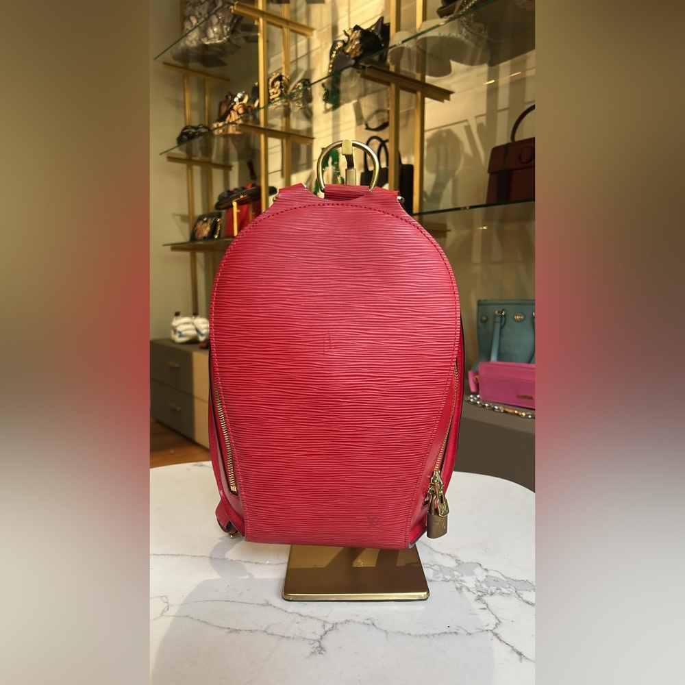 Louis Vuitton Mabillon Red Epi Leather Backpack
